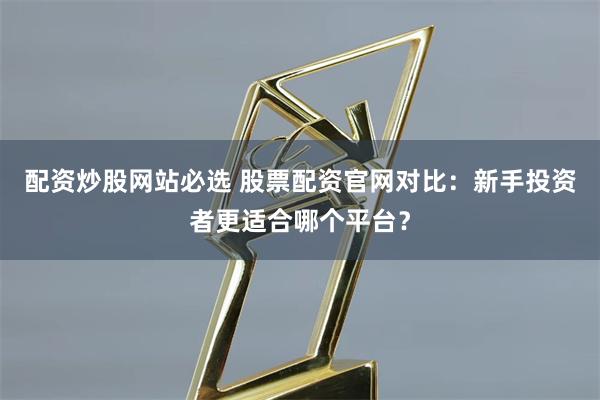 配资炒股网站必选 股票配资官网对比：新手投资者更适合哪个平台？
